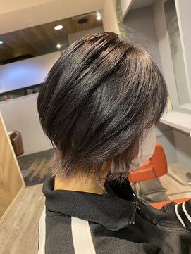 ニュー 本川越(new.) ショートウルフ×インナーカラー