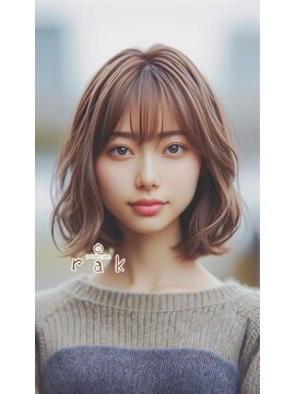 ラクヘアー 姪浜店(rak hair) アッシュベージュ