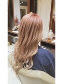 {ルーツカラーがおしゃれ} 暖色系オレンジベージュ