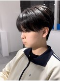 シースルーマッシュ韓国ヘアナチュラルマッシュショートマッシュ