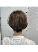 オシャレショートボブ◎白髪ぼかし