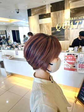 ヘアアンドビューティー クアトロ 戸祭店(QUATRO) バレイヤージュ