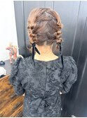 【Anli☆岩瀬萌】ポコポコアレンジ お呼ばれヘア ヘアセット