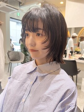 ロンドフルール 大宮東口(Lond fleur) ウェーブミディアム似合わせカットメルティカラーボブ/大宮