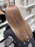 【ハイクオリティな美髪】ハイトーンブリーチ＋プラチナカラー　￥15400