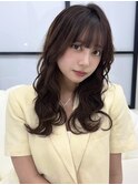フェミニンウェーブスタイル