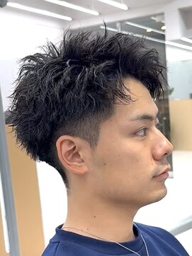 ササ 京都河原町店(33 SASA) メンズショート メンズピンパーマ 京都四条河原町