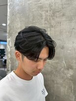 メンズサロン キング 高槻店(Men’s salon K!ng)&nbsp;ホワイトメッシュ/ツイスト/ツイスパ/パーマ/メンズ/眉毛