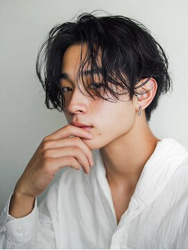 メンズ プレヴィア 上尾(MEN’S PREVIA) 上尾駅/フェザーパーマ/波巻きツイストスパイラル