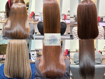hair salon luminousの写真/今までにない仕上がりで大反響◎ダメージで諦めていた髪の「ツヤ×透明感×ハリ」を取り戻す！