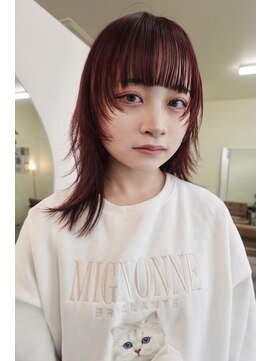 ウィットサークル(wit circle) ブリーチなしカラー　ウルフレイヤー