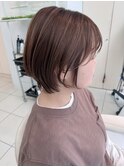 大人丸みショートボブ