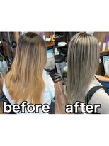 ラル(Lull)&nbsp;バレイヤージュ(シャドールーツ)活性酸素除去/過酸化水素除去