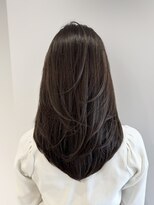 ムード(MOOD,)&nbsp;イメチェン/ピンクベージュ/アンブレラカラー/前髪/銀座駅