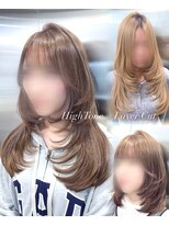 ロゼル(ROSEL)&nbsp;ブリーチありダブルカラー×レイヤーカット