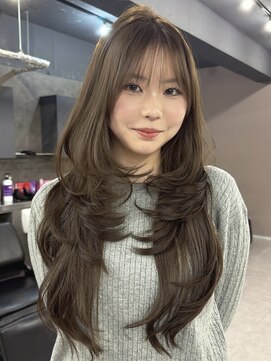 レブ 四条烏丸(Reb,) ロングレイヤー/バタフライレイヤー/ハッシュカット