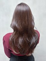 アルバム 新宿(ALBUM SHINJUKU)&nbsp;ピンクヘアーウルフレイヤーロング秋色透明感カラー_ba538321