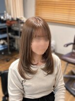 エクファ ヘア シェリル 草津 南草津店(ex-fa hair cherir)&nbsp;イメチェン/ピンクベージュ/アンブレラカラー/前髪/南草津