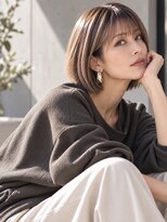 コノアラボ 守谷店(Conoah labo)&nbsp;白髪ぼかしハイライト/キッズカット/ツートンカラー/守谷