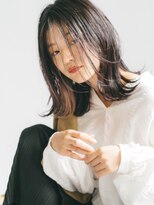 「FILMS」ちょっぴりモードな暗髪外ハネロブ☆