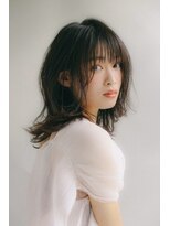 ミンクス 青山店(MINX) くびれレイヤーでスタイルアップ大人可愛いミディアムウルフヘア