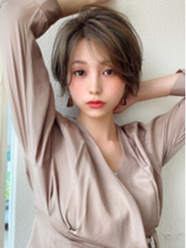 アフロート ディル(AFLOAT D'L) 20代30代大人かわいい前髪ありのマッシュショート