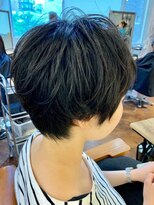 ネウィ ハウオリ 札幌駅前(newi hau'oli)&nbsp;●大人かわいい小顔ひし形ショートボブ20代30代40代