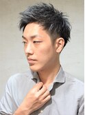 刈り上げセンターパートフェザーパーマサーフカールn