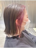【mami】フェイスフレーミング×チェリーピンク