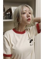 オペラ 調布店(OPERA by BALLEThair)&nbsp;ペールグリーンボブ/ホワイトグレージュネビージュ