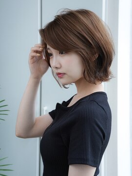 エインアンリー 表参道(AIN.ANLY.) 前髪なし外はねボブ20代30代40代【AIN.表参道】川原大地