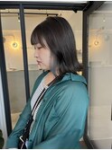 暗めの透明感カラー