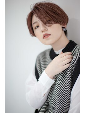 アッシュ 池袋店(Ash) 10代20代30代『指コテでキマるハンサムショート』 #池袋駅