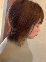 ポルム パプリカ(polum paprika)&nbsp;大人ウルフ風ショート暖色カラー艶髪ツヤカラー美シルエット