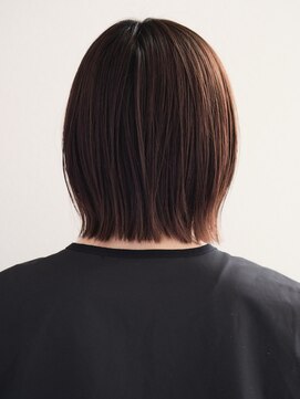 ミンクス渋谷スマートサロン(MINX shibuya smart salon) 美髪 ピンクブラウン 切りっぱなしボブ エアリーロング