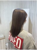 モカブラウン×ミディアムヘア