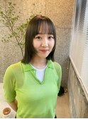 ダブルケアカラー透明感あるオリーブベージュ