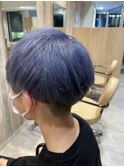 おしゃれメンズのハイトーン透明感ヘアカラー