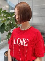 ガリカ 大名(Gallica)&nbsp;【森千晶】ぷつっと前下がりボブに艶感たっぷり暖色カラー