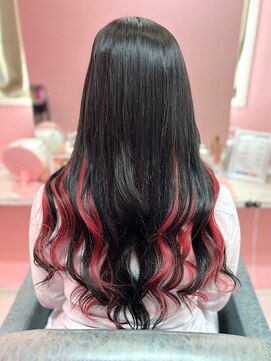 シーズン 大阪(SEASON) 【エクステ】インナーカラー/レッドカラー/大阪・梅田駅