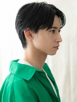 メンズヘア ビーセカンド 草加店(MENS HAIR B-2)&nbsp;アップバング大人かっこいいブラックフェザーマッシュF草加