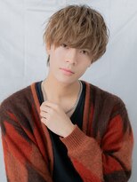 モッズヘア メン 上尾東口店(mod's hair men)&nbsp;10代20代ハイトーンカラー前髪パーマメンズショートc上尾