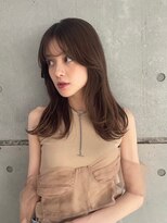 エディット トウキョウ(e.dit tokyo)&nbsp;【MILK/MURIEL miu】ブラウンカラー　顔まわりカット