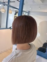 ラソニシカサイ(Lazo nishikasai)&nbsp;白髪70％以上推奨、ペールピンクベージュボブ