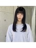 【人気No.1】カット+ 透明感カラー+超音波ハホニコTR ￥9500