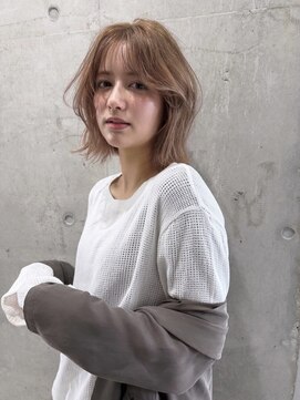 シーク 天神(SEEK) ベージュ/ミルクティーベージュ/ボブ／ケアブリーチ