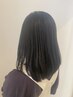 【平日限定　吉川指名割】艶カラー＋似合せカット＋オーガニックTR
