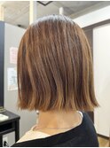 切りっぱなしボブ　　5/4