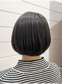 ショートボブ × オリーブアッシュ【千葉駅北口】