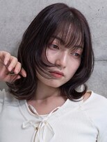 リノ 吉祥寺(Lino kichijoji) 大人可愛い/顔周りレイヤー／ダークラベンダー